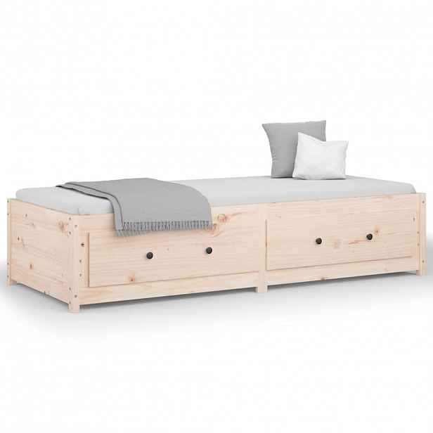 vidaXL Válenda 75 x 190 cm Small Single masivní dřevo