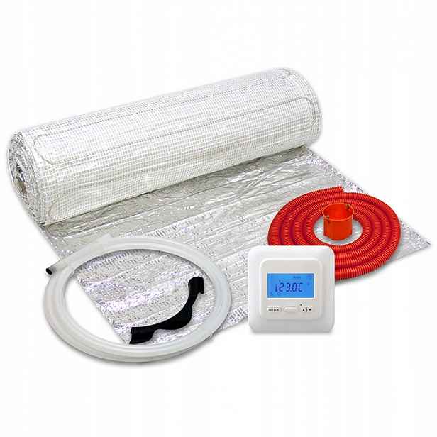 Komfortní sada topné rohože 150 W/m² s regulátorem Tvt 04 Ed