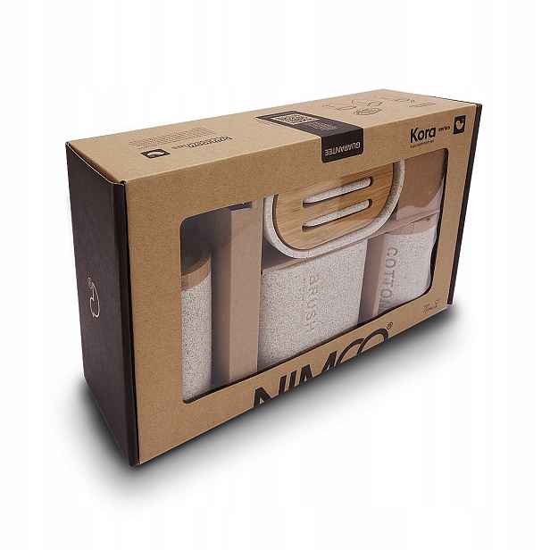 Nimco Kora písečná, set doplňků do koupelny, polyresin Ko 24000SET-86