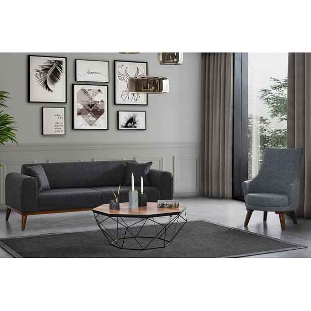 Trojmístná rozkládací pohovka Cofi 3 Seater - Anthracite