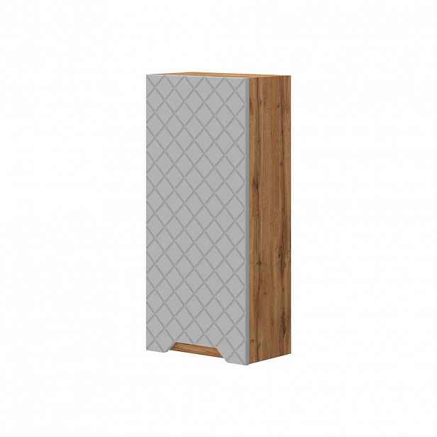 Vicco SKŘÍŇKA DO KOUPELNY Lotta Šedá 20 x 72.6 cm