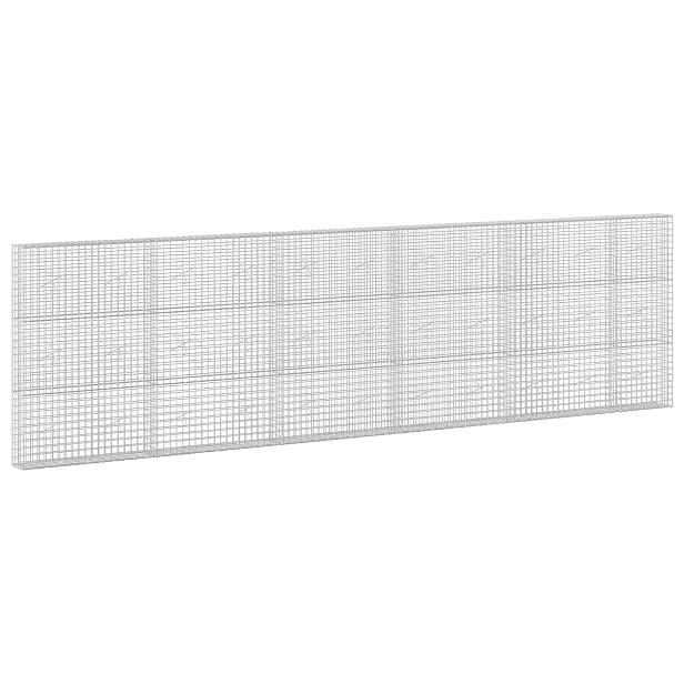 vidaXL Gabion s drátem 5 mm a síťkou 5x5 cm 550x20x150 cm