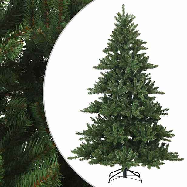 vidaXL Umělý Skládací Vánoční Strom Zelená 180 cm PVC, ocel