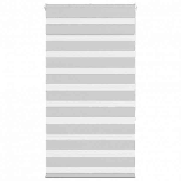 vidaXL Zebra roleta světle šedá 70x150 cm šířka látky 65,9cm polyester