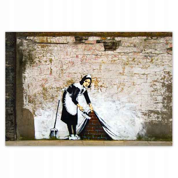 Fototapety 152x104 Banksy Pokojovka Grafiti