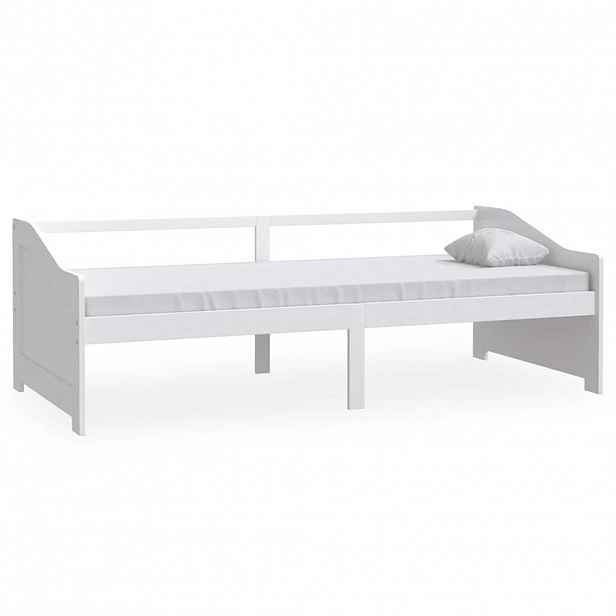 vidaXL 3místná válenda bílá masivní borovice 90 x 200 cm