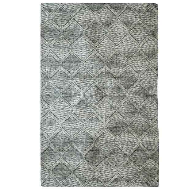 Kusový ručně tkaný koberec Woolen 4 Grey, 150x240, šedá, ložnice, Asra
