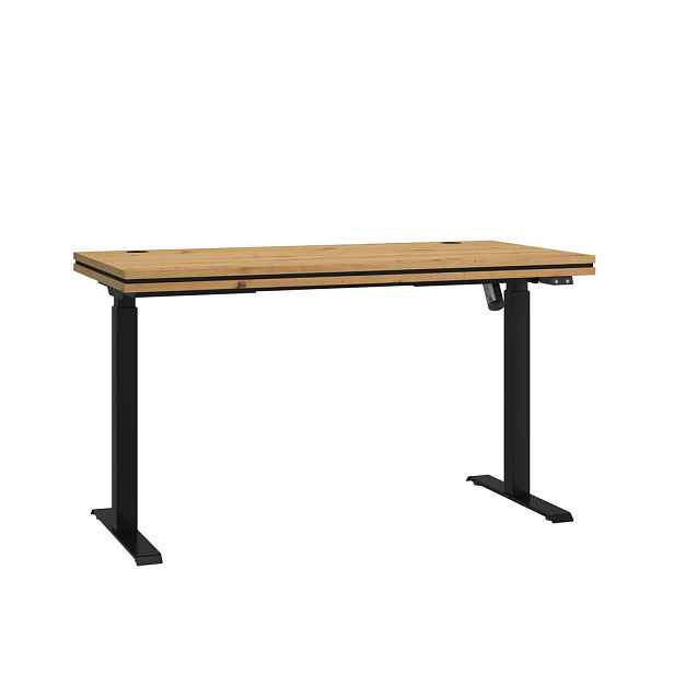 MASSENO PSACÍ STŮL MALTESA, 138x67x123,6 cm, dub Artisan