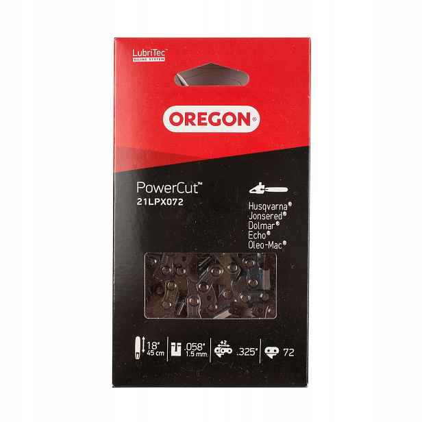 Řetěz 18" Oregon (72 Článků 0,325X1,5) Pro Motorové Pily Nac