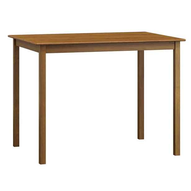 Stůl DASHEN 1, 150 x 75 cm, masiv borovice, moření dub