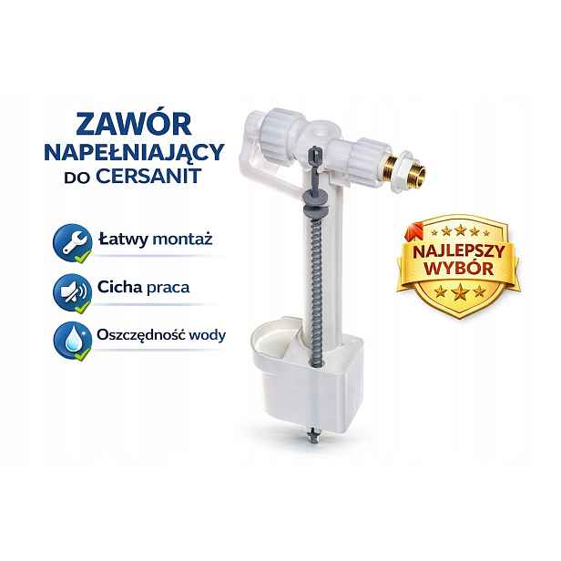 K99-0067 Cersanit Wc Naplňovací Ventil Aqua Astra Target Hero Sintra Leon