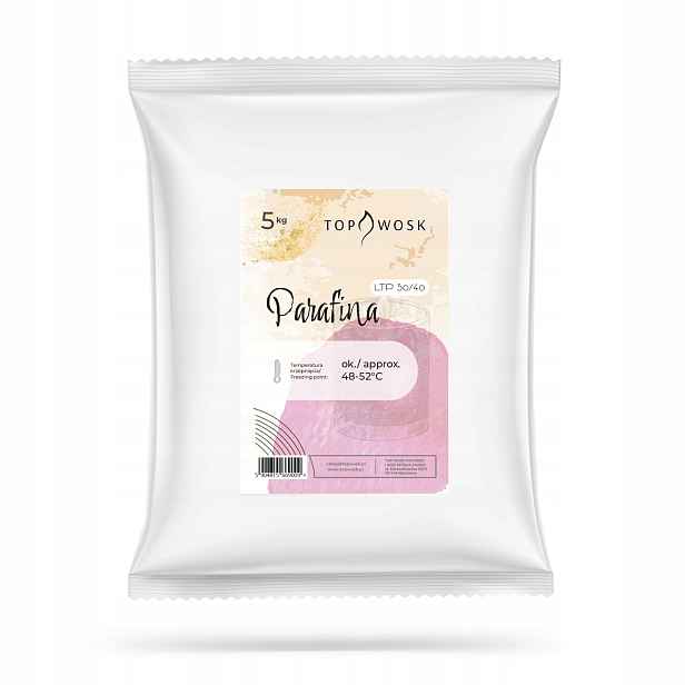Parafín na svíčky granulát 5 kg Ltp 50/40