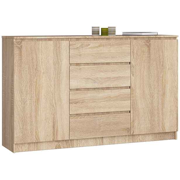 Ak furniture Komoda Tove K 160 cm dub sonoma