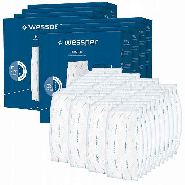 Pohlcovač vlhkosti – vložka Wessper P2 – sada 40 kusů Silných