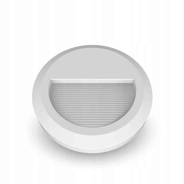 V-tac Schodišťové svítidlo 2W Led bílé kulaté 230V IP65 VT-1142 4000K 80lm