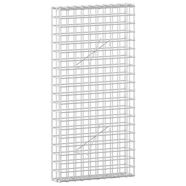 vidaXL Gabion s drátem 5 mm a síťkou 5x5 cm 50x10x100 cm
