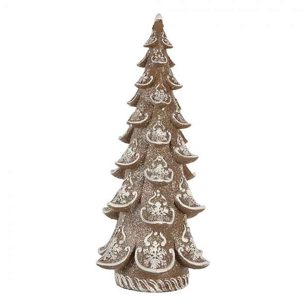 Dekorace vánoční perníkový stromek Gingerbread Tree - 19*19*40 cm Clayre & Eef