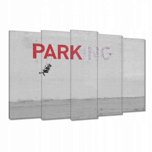 Obrazy 150x95 Banksy Parking
