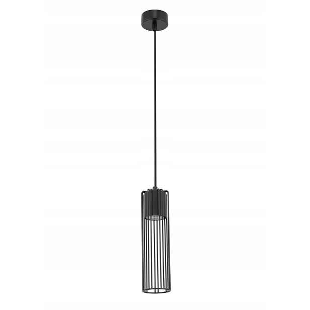Závěsná lampa Sigma Fobia černá, drátěná trubice, 1xGU10, 25 W