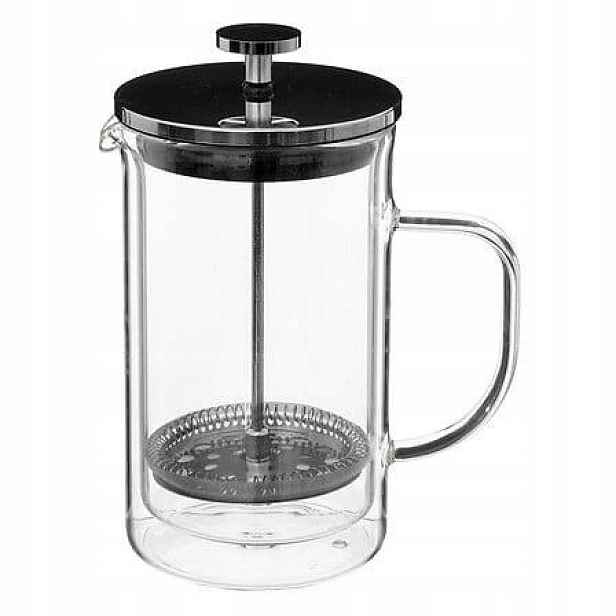 Kávovar Cléa 600 ml skleněný s dvojitými stěnami