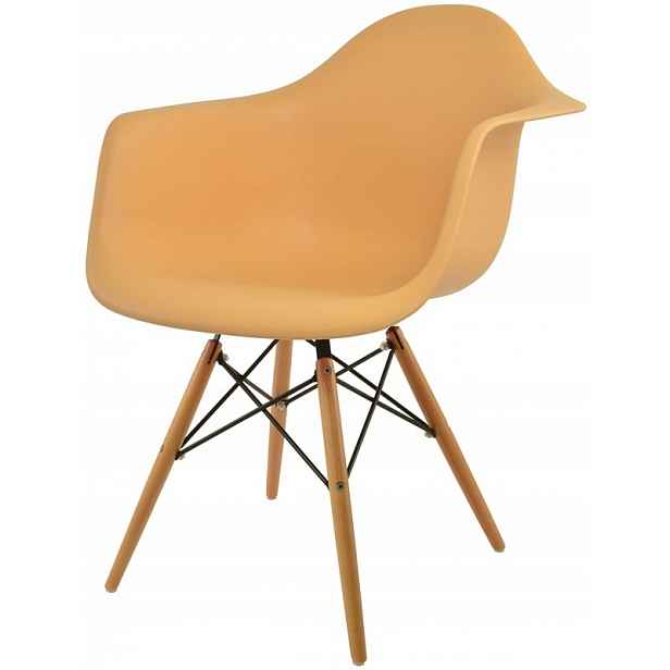 Křeslo Dankor Design Daw Mnoho Barev Teplé Krémové