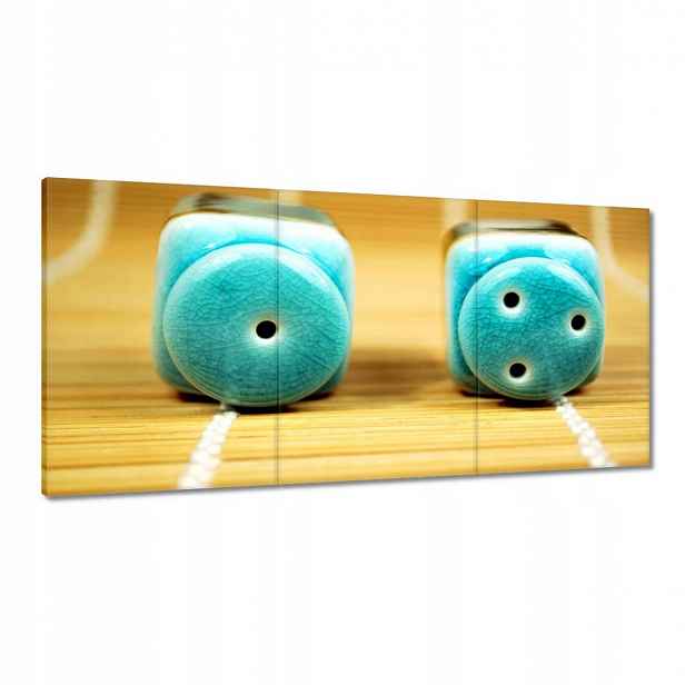 Obrazy 120x60 Tyrkysové solničky