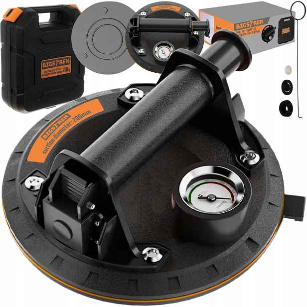 Přísavka S Manometrem A Pumpičkou Na Dlaždice A Skla