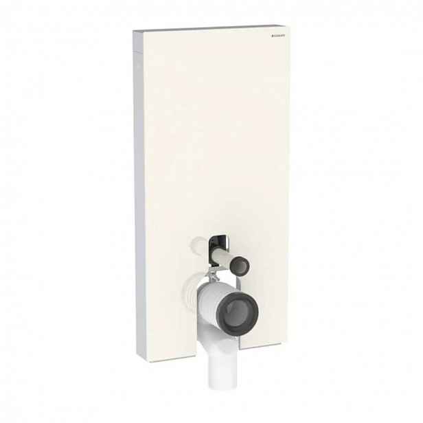 Geberit Monolith - Sanitární modul pro stojící WC, 101 cm, boční přívod vody, pískově šedá 131.003.JL.5