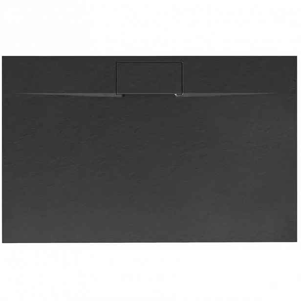 Sprchová vanička Bazalt long black 80x120
