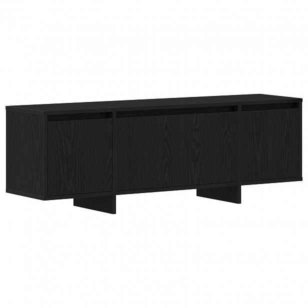 vidaXL Televizní skříň 120 x 30 x 40,5 cm Černý dub Kompozitní dřevo