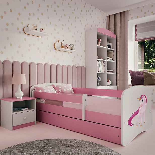 MID.YOU POSTEL PRO DĚTI A MLÁDEŽ, 80/160 cm, bílá, pink