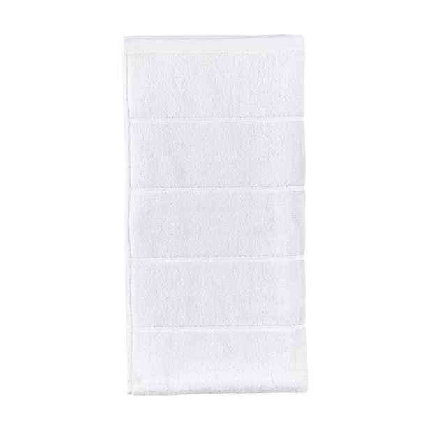 Bílý froté bavlněný ručník 50x100 cm Sauna – Zone