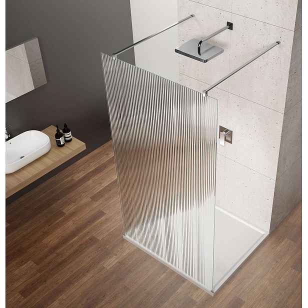 Gelco Vario - Sprchová stěna Walk-In do prostoru, 80x200 cm, Coated glass, chrom/nordic sklo GX1580-01