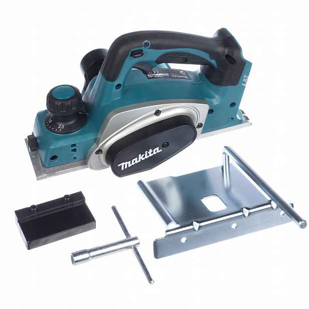 Hoblík na dřevo Makita DKP180ZJ 18V Lxt šířka 82 mm hloubka 0-2 mm Body kufr