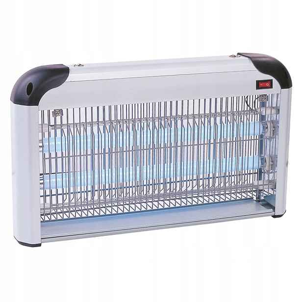 Polux Uva insekticidní lampa 2x10w G13 černo-stříbrná IP20