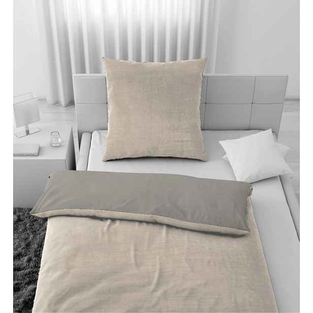 Povlečení Cashmere Touch, krémová/taupe