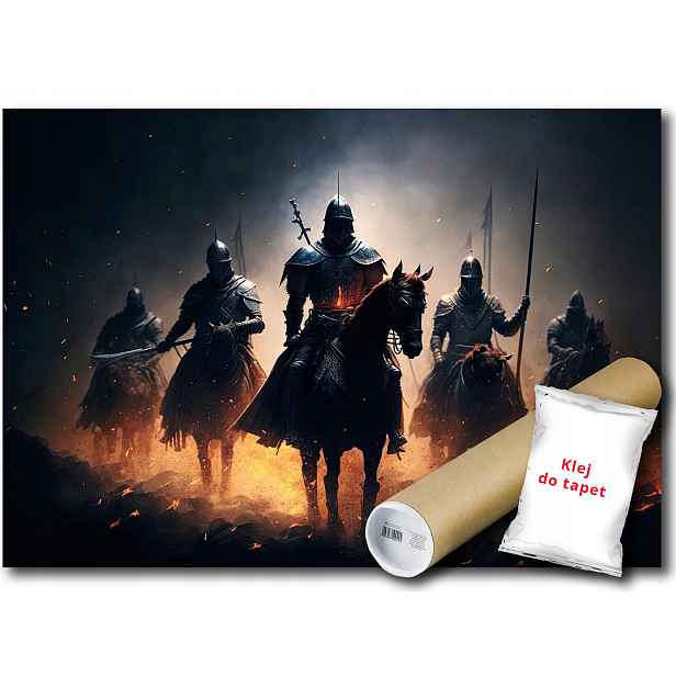 Vinylová Fototapeta Rytíř Armáda Bitva 152x104