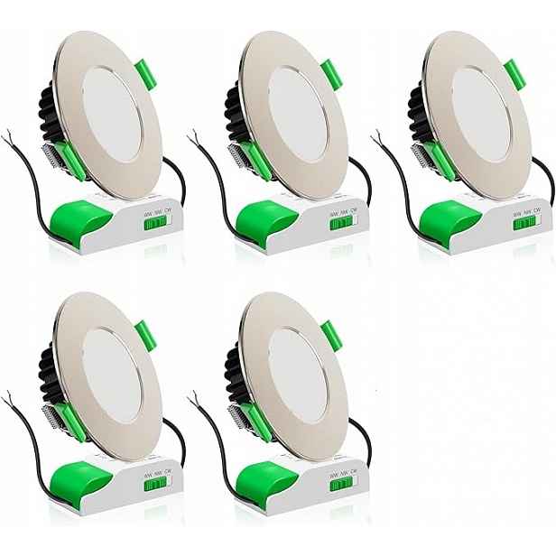 Zapuštěné reflektory Alusso Led 230V,5 Kusů