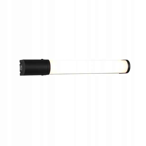Led koupelnová nástěnná lampa Piera černá IP44 8W 3000K Trio