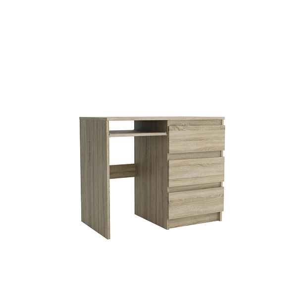 MASSENO PSACÍ STŮL VALERIO, 90x50x76 cm, dub Sonoma