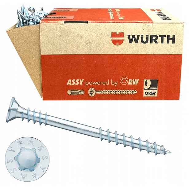 Šrouby Assy P 4x30 Samosvorné Wurth 500ks