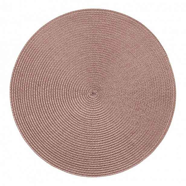Butlers AMBIENTE Prostírání kulaté 38 cm - šedohnědá