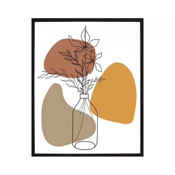 Rámovaný obraz Flora I, 40x50 cm