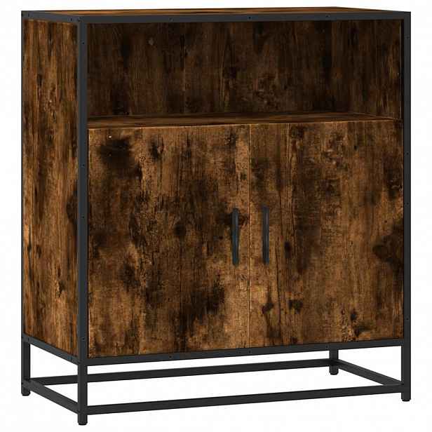 vidaXL Příborník kouřový dub 68x35x76 cm kompozitní dřevo