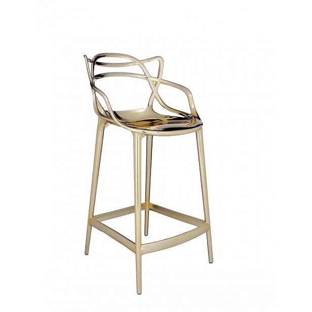 Barová židle Masters METAL, v. 65 cm, více barev - Kartell Barva: gold
