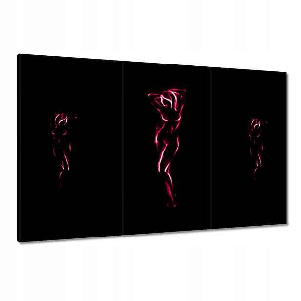 Obrazy 120x80 Horká dívka růžová