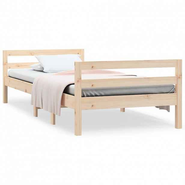 vidaXL Postel bez matrace 90 x 190 cm masivní borovice