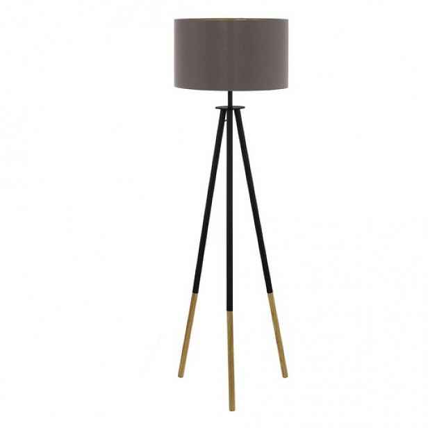 Eglo BIDFORD stojací lampa hnědá dřevo 44098