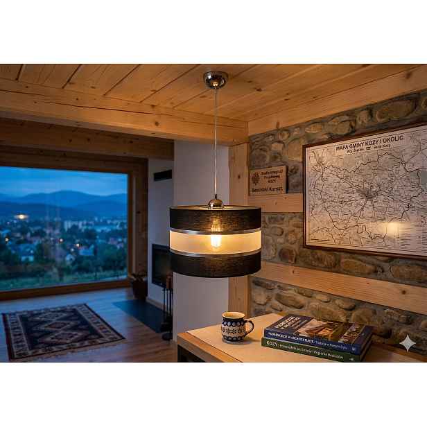Euro-Lamp Závěsná lampa Abažur Ab II 300 mm Černá Mat 1X60W Výrobce