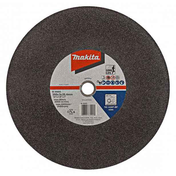 Makita - Řezný kotouč na kov 355x24,4 mm, 5 ks B-10665-5